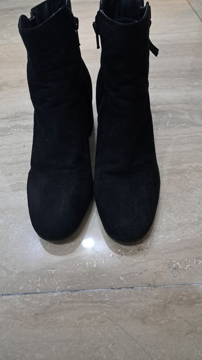 Botine piele naturală întoarsă, mărimea 39