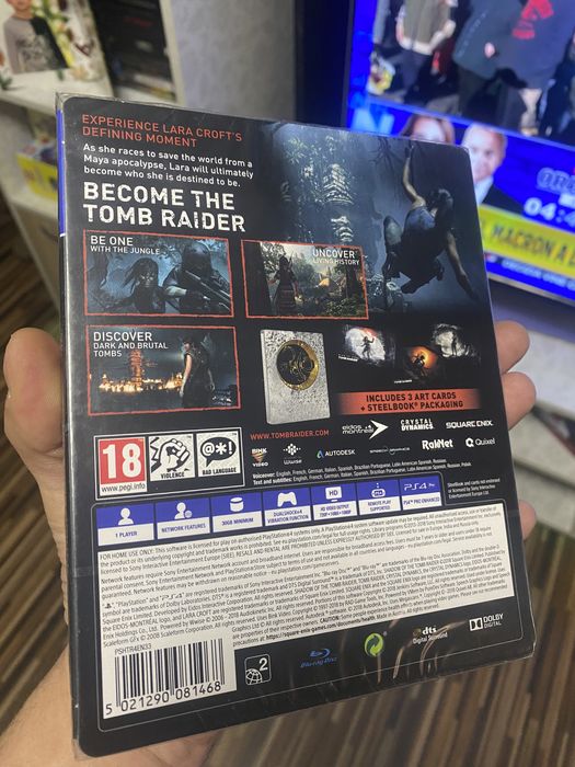 Vand joc Shadow of the Tomb Raider Limited Edition steelbook sigilat