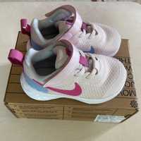 Бебешки детски проветриви маратонки Nike размер 22 светло розово синьо