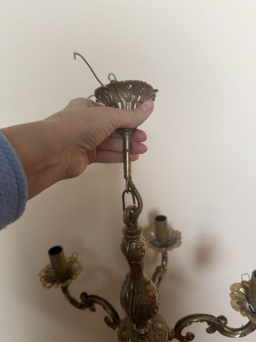 Candelabru vintage bronz