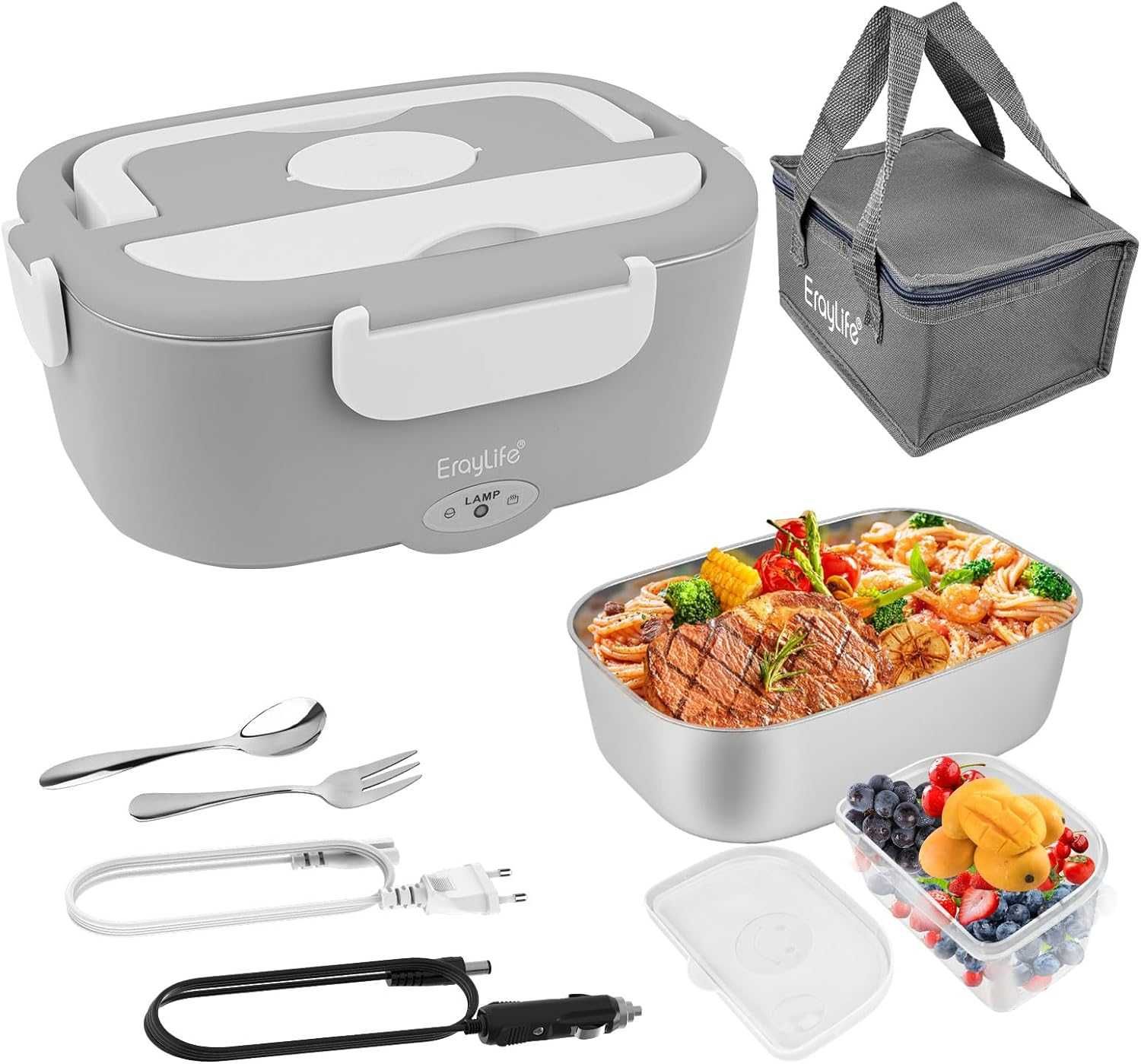 Кутия за храна ,ErayLife Lunch Box 65 W 1.5 L , 12 V-24 V,Нова