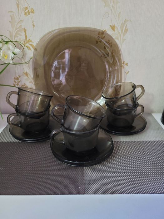 Чайный набор шесть чашек +