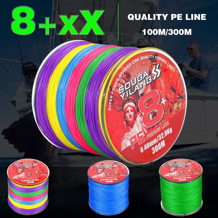 0.14мм 9.2кг 300м /8 нишки / плетено влакно / спининг / плетеняк/