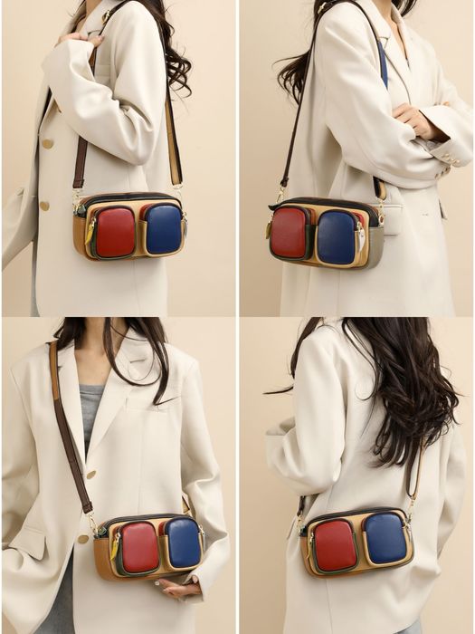 Женская сумка из 100% натуральной кожи быка прикольная женский сумочка