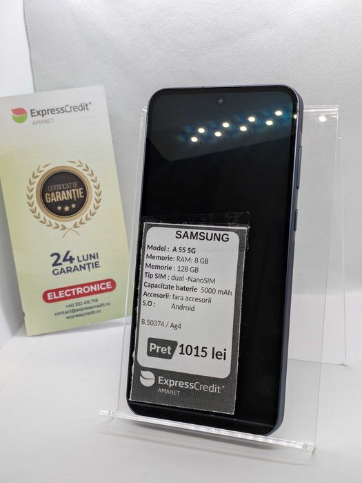 Samsung A55 5G (AG4 Dacia / B.50374) Garantie 2 ani!