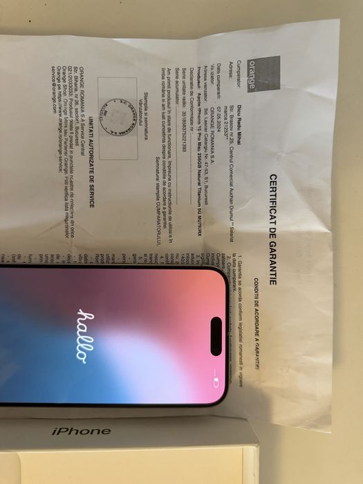 Iphone 15 Pro Max 256 GB