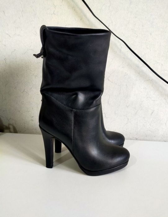 Полусапожки новые кожаные