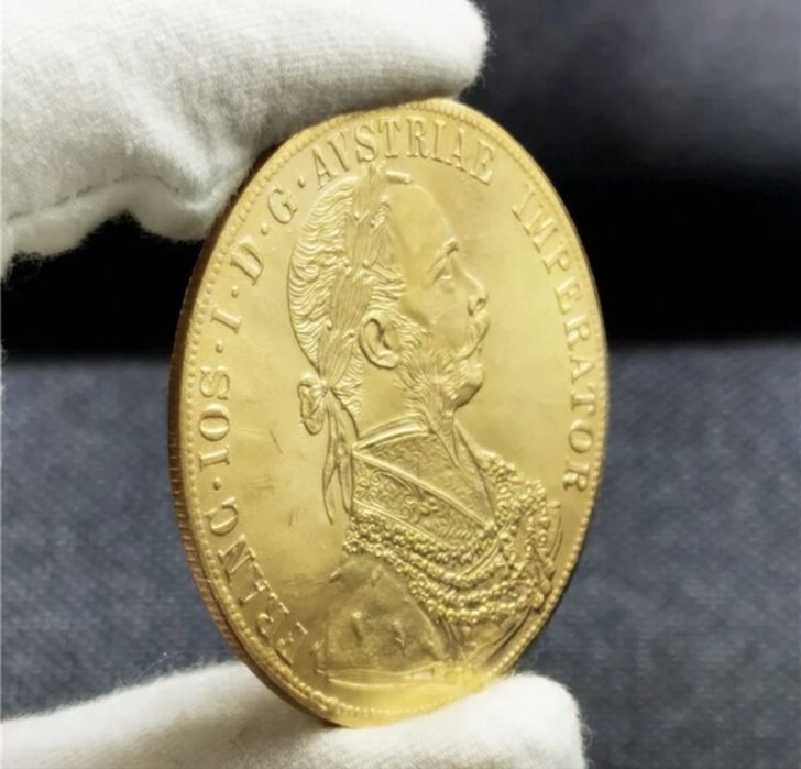 Monezi placate cu aur 24k ducat replica franz joseph 1915