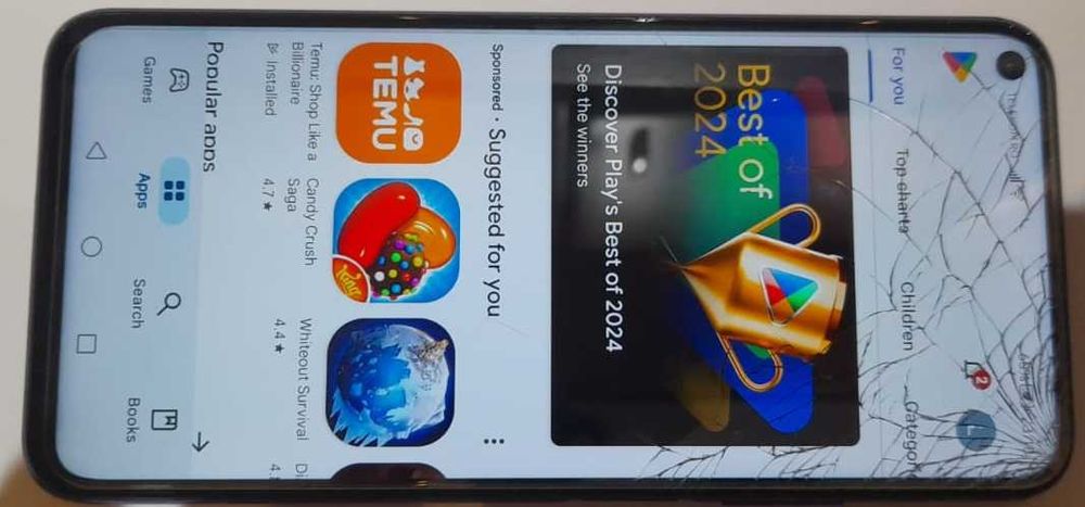 Huawei Nova 5T - functional - display crapat