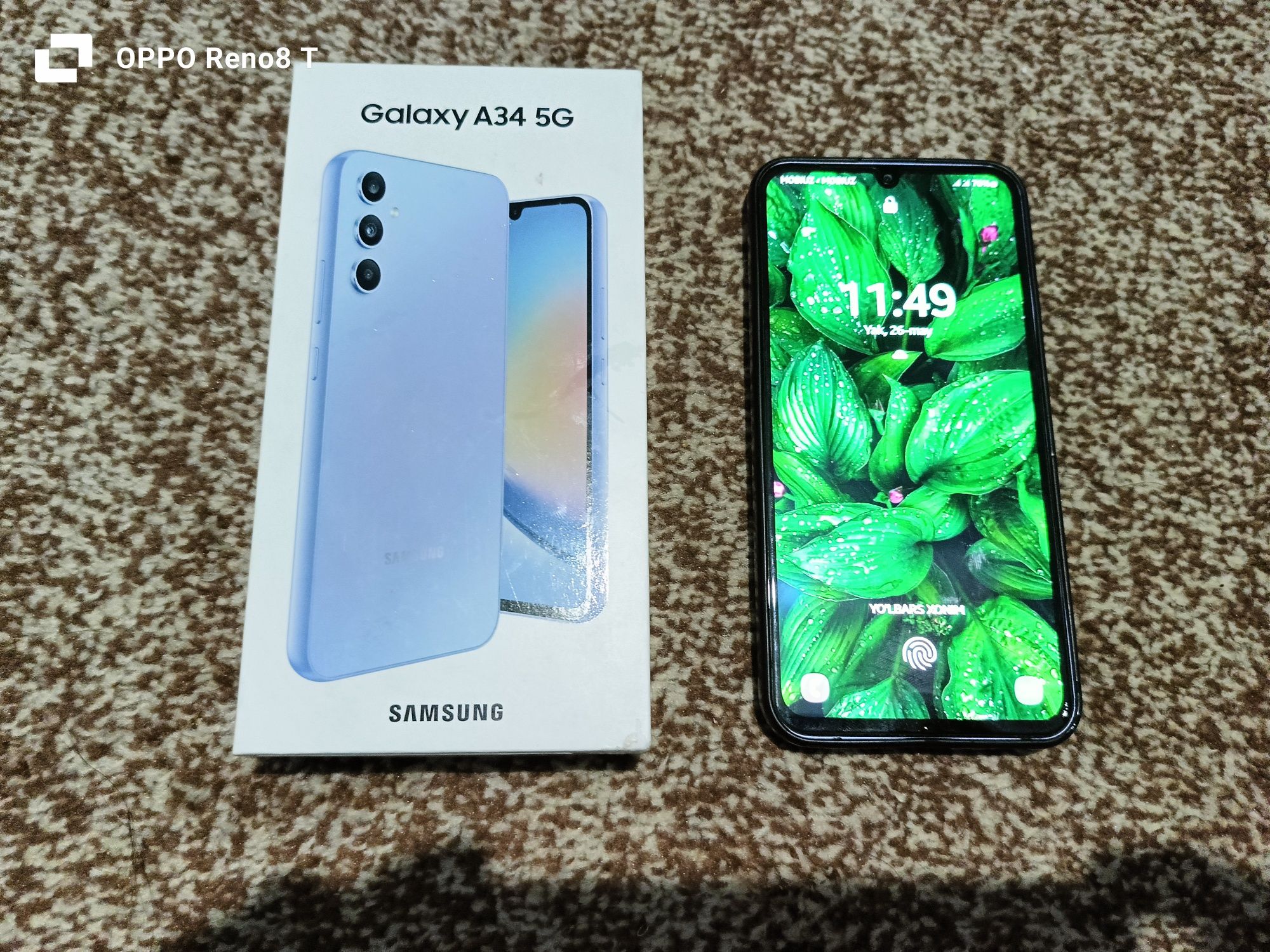SamsungA 34 5 g ,