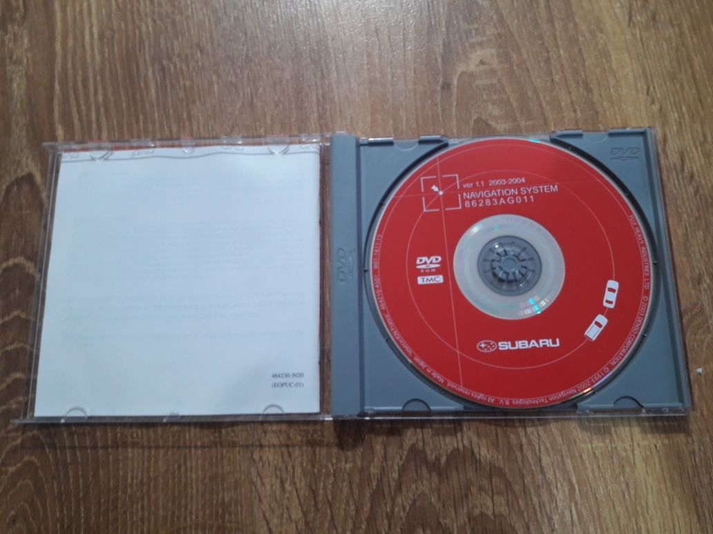 DVD navigație Subaru, nou, OEM, original, 2003-04.