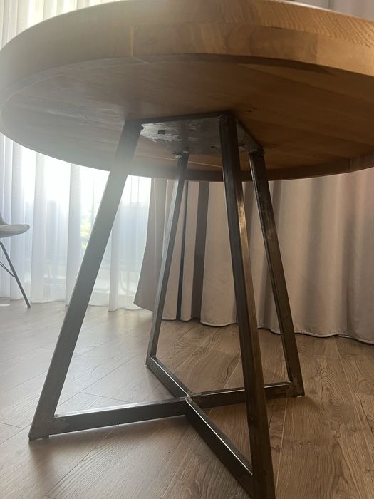 Vand masa rotunda din stejar masiv