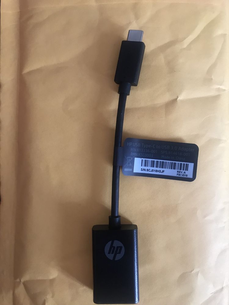 HP USB Tyre-C to usb 3.0 адаптер переходник