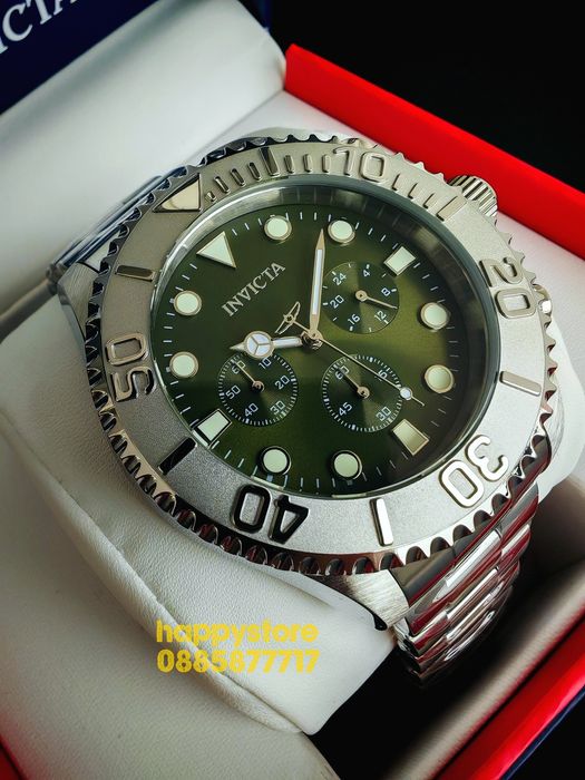 INVICTA Grand Diver Silver 48 mm, Инвикта нов ръчен часовник