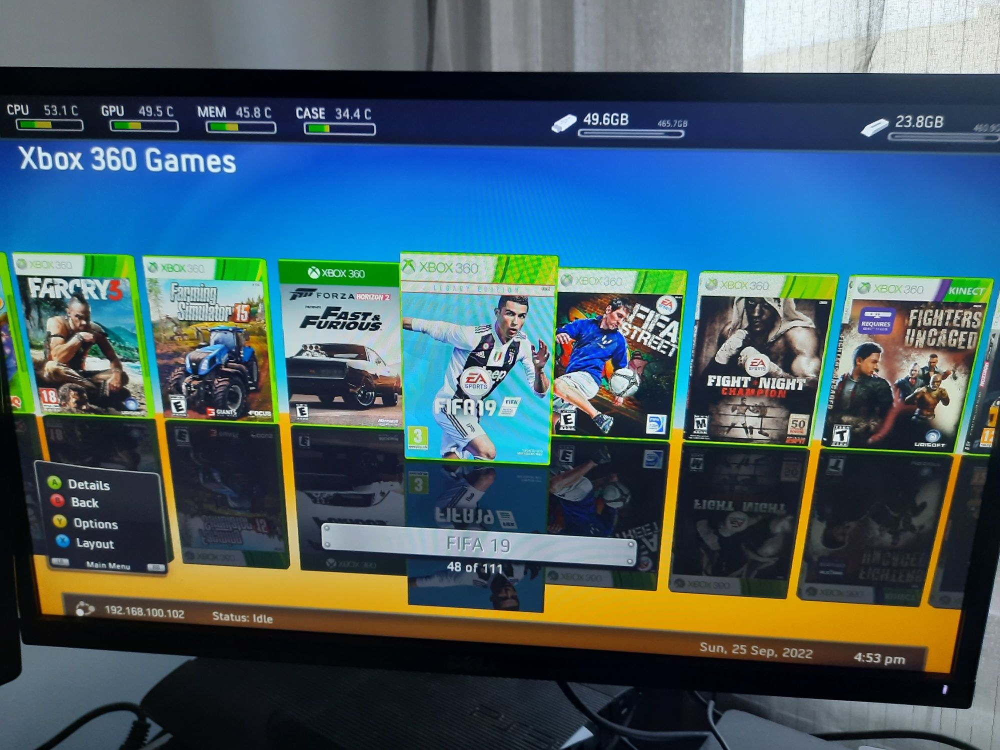Xbox 360 S MODAT RGH cu KINEKT , hdd de 500 GB și 100 de jocuri