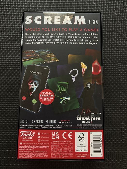 Настолна игра Scream: The Game