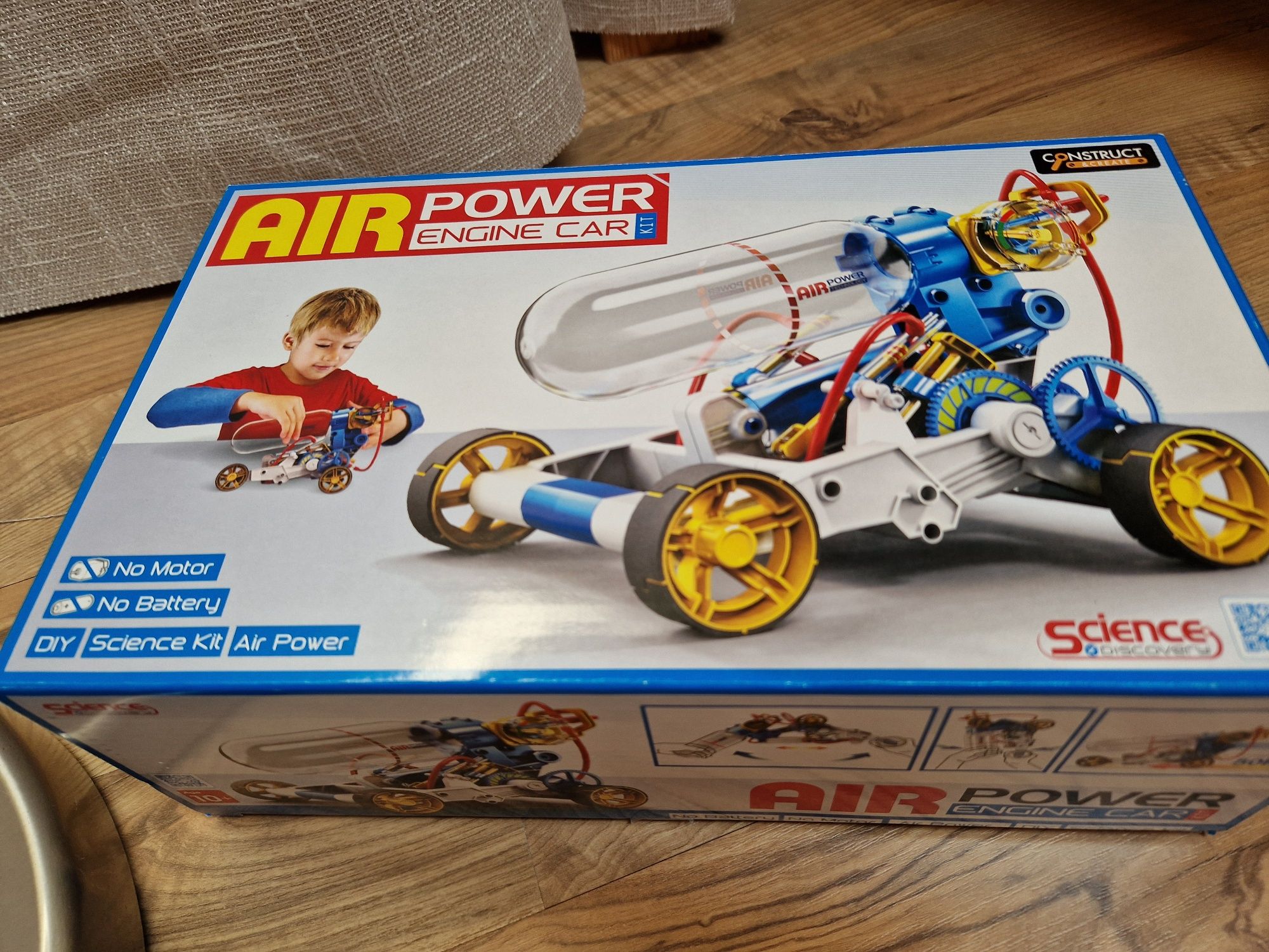 Air power motor engine car kit