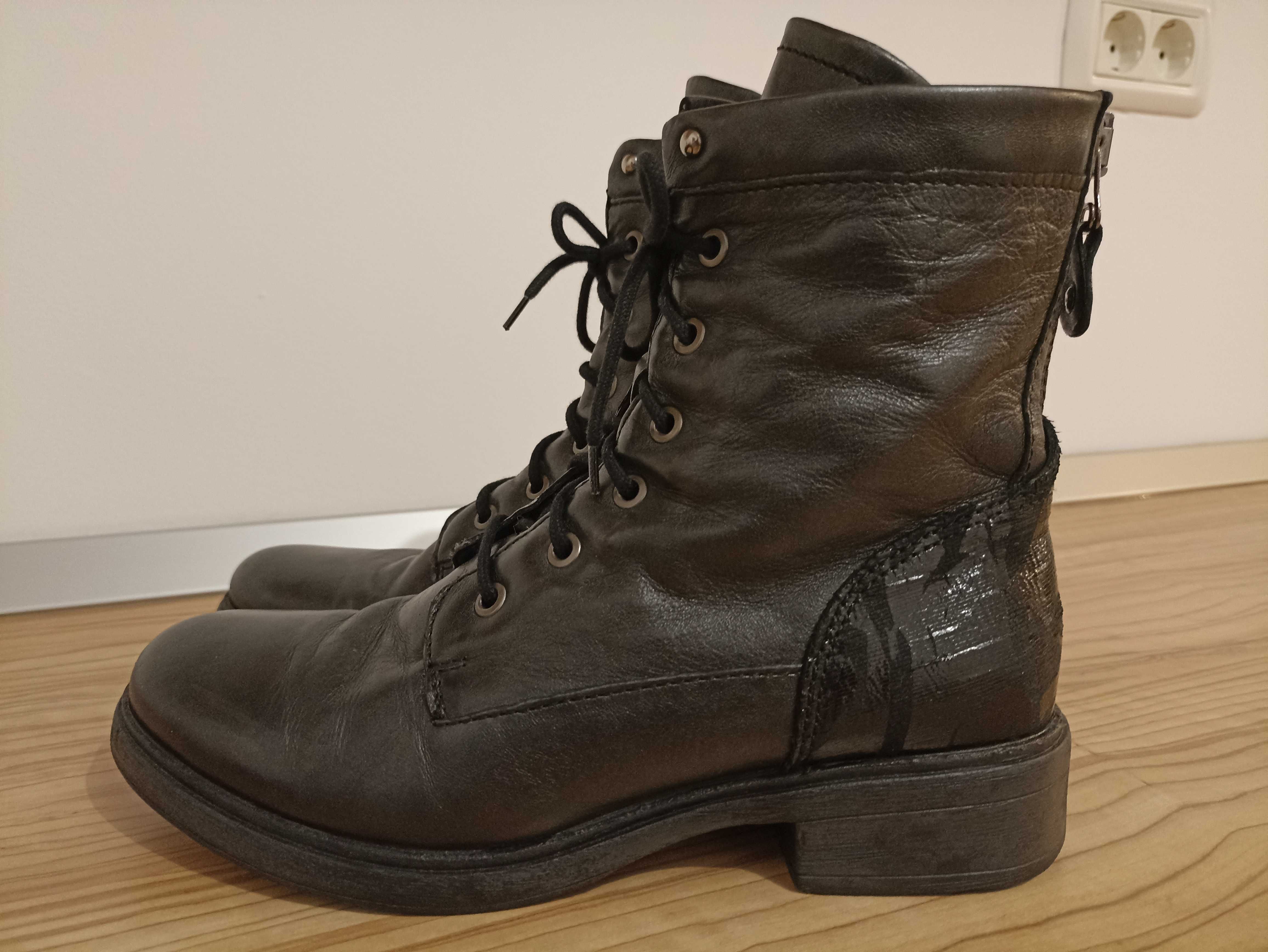 ghete, bocanci NAVYBOOT piele naturala