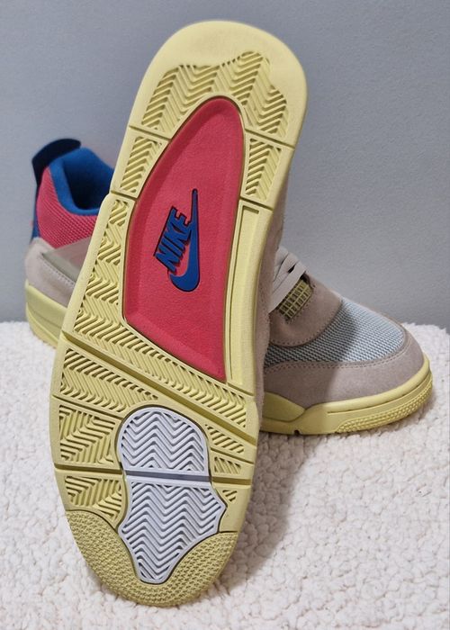 NIKE JORDAN 4 RETRO X UNION LA GUAVA ICE, 47.5 номер, обувани 1 път, к