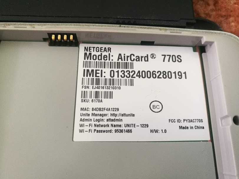 NETGEAR Air Card AC 770S