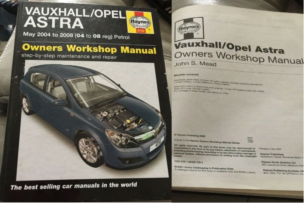 Manual Haynes Opel Astra Zafira Vectra Omega Calibra Frontera