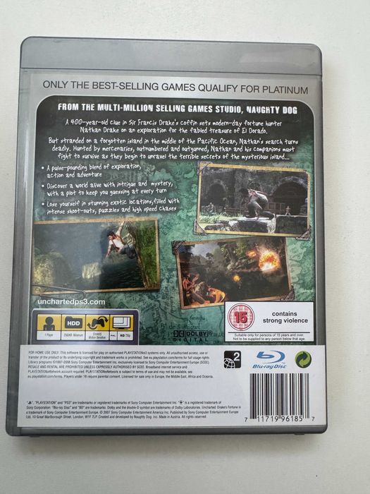 Uncharted: Drake's Fortune за Playstation 3(PS3)
