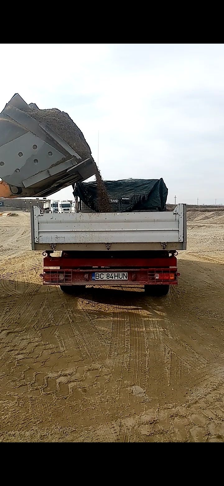 Nisip amestec pt beton 0-16 Moluz nisip balastru moloz transport sort