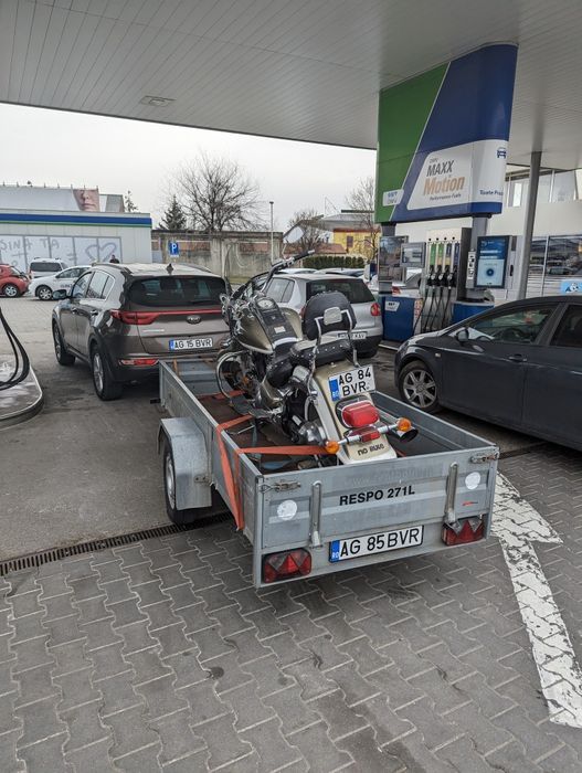 Remorca auto 750kg, Respo 271L, basculabila , L 265, l 125