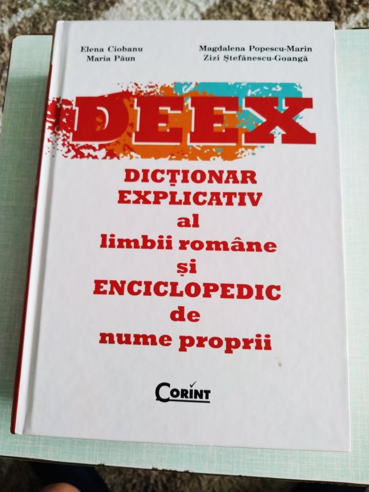 Dictionar, DEEX de nume proprii, nou