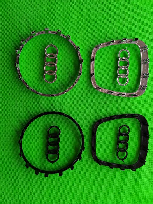 Емблема лайсна рамка волан Ауди Airbag Air bag Audi черен гланц A4 SQ