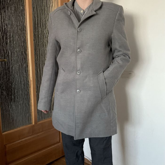 Palton gri pentru barbati