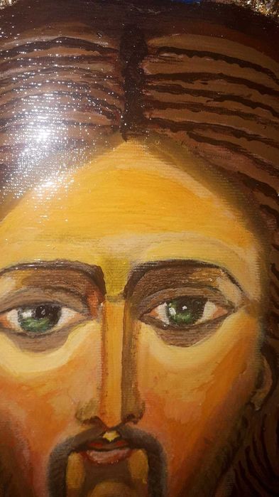 Icoana Diptic - Maica Domnului si Mantuitorul Pantocrator