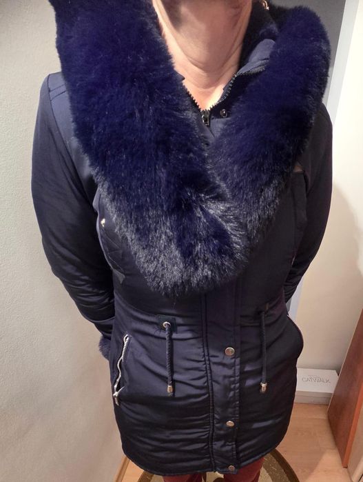 Geaca de iarna albastra