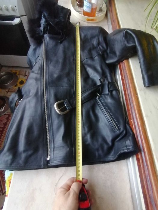 Дамско кожено яке хл