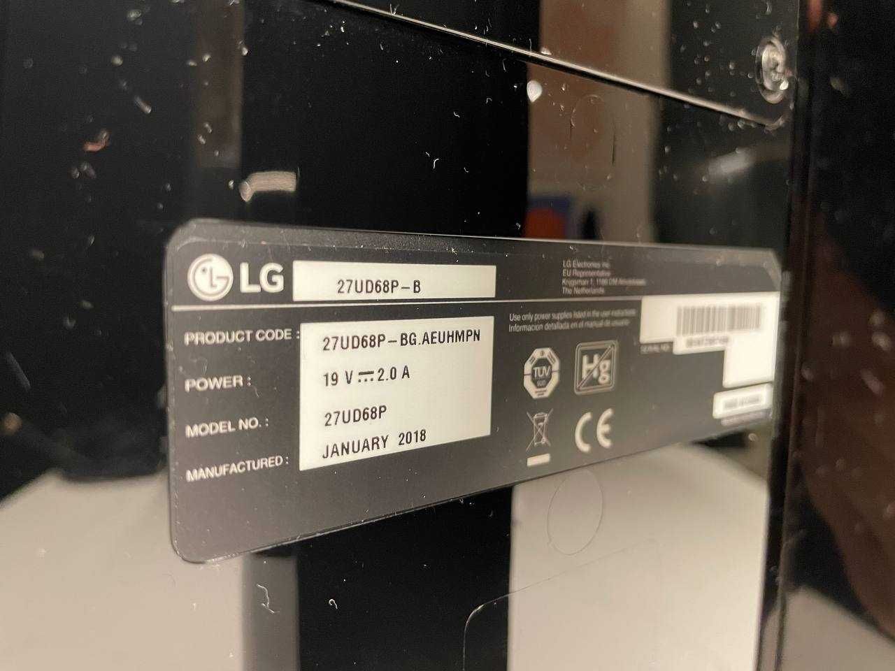 Монитор LG 27UD68P-B