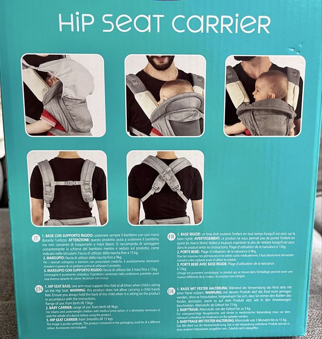 Chicco Hip Seat Carrier, 0+ luni