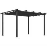 Outsunny Pergola cu Acoperis Retractabil de 3 x 4 (m)