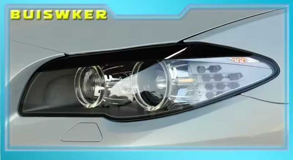 Вежди за фарове за БМВ Ф10 Ф11 BMW F10 F11 черни фарове