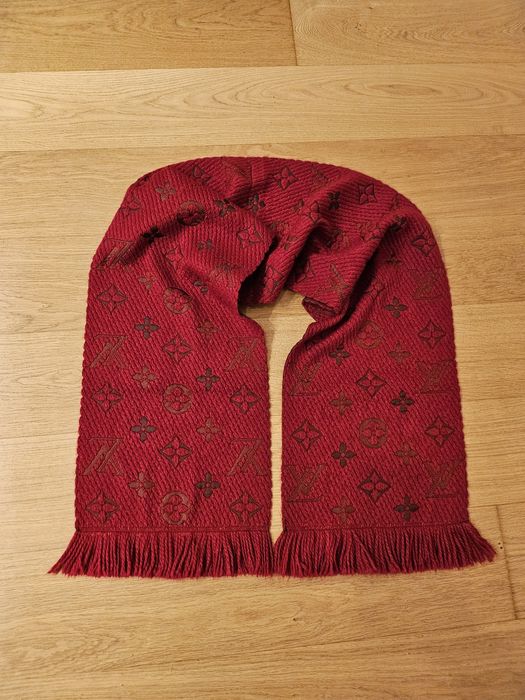 Louis Vuitton Logomania Wool шал с вълна