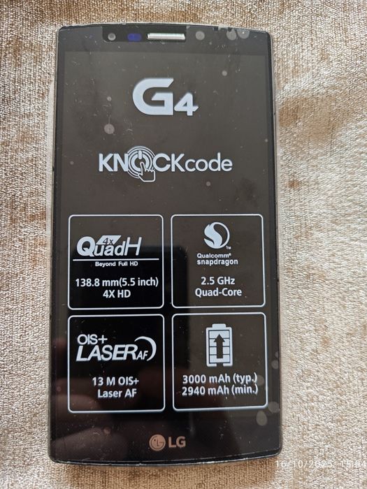Продам смартфон LG G4