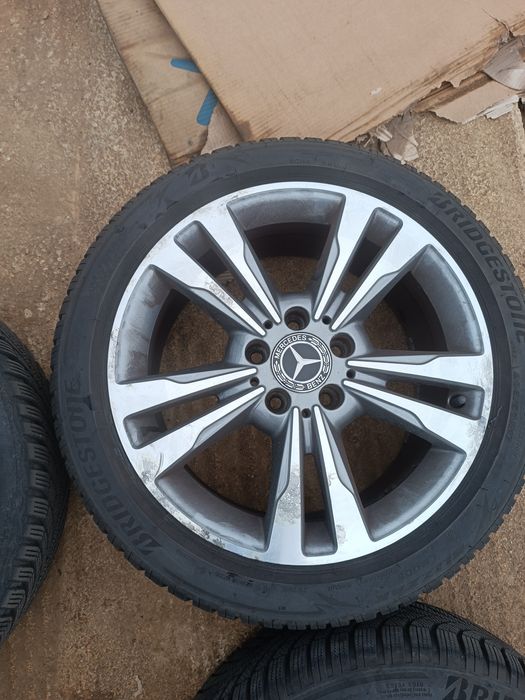 Set jante Mercedes Benz cu anvelope de iarna dot 2021  2024