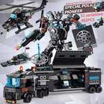Joc tip Lego SWATT Pioneer 862 piese 6 figurine