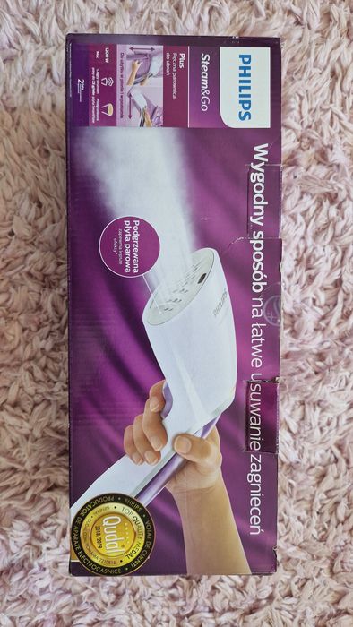 Aparat de calcat vertical cu aburi - Philips Steam &Go