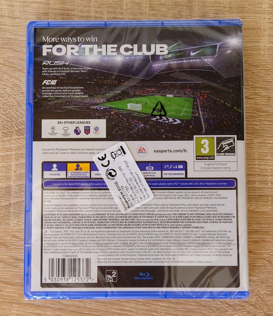 [ PS4 / PS5 > Нова FC25 / FIFA 25 / ФИФА 25 / FC25 за PlayStation 4
