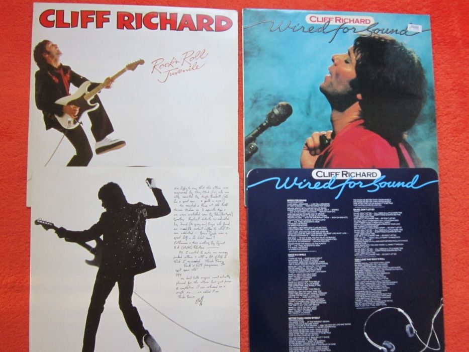 colectie Cliff Richard -Rock 'N'Roll Juvenile &Wired For Sound-made UK
