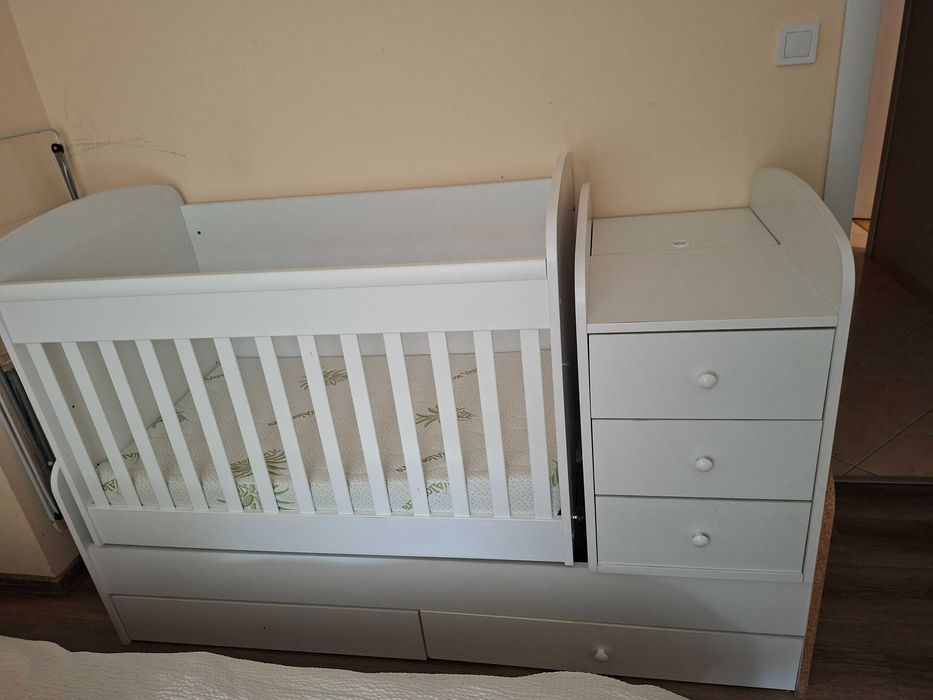 Детско легло с матрак от мемори пяна