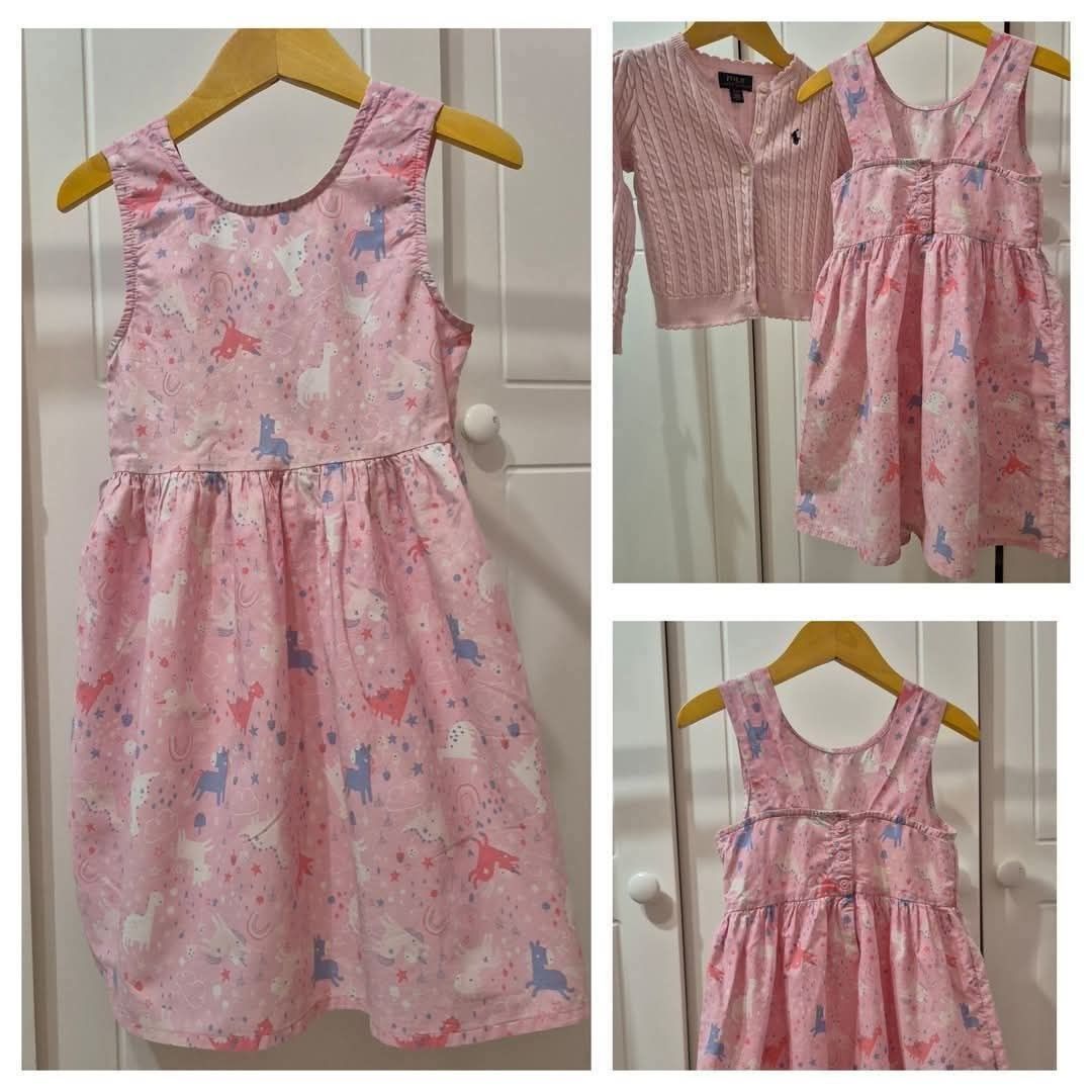 Гащеризон,сетове,рокля,полар,горнище,Next,M&S,Jojo Maman 5-6г,116р
