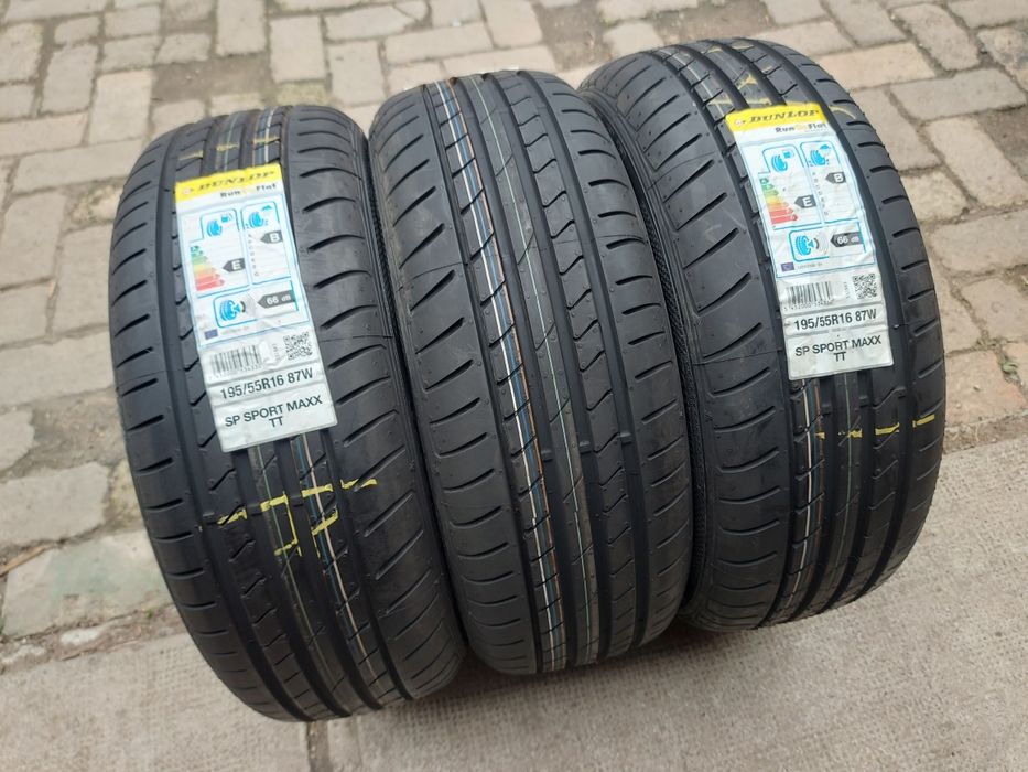 195/55 R16 87W Dunlop SP Sport Maxx TT *BMW DSST RSC RFT vară