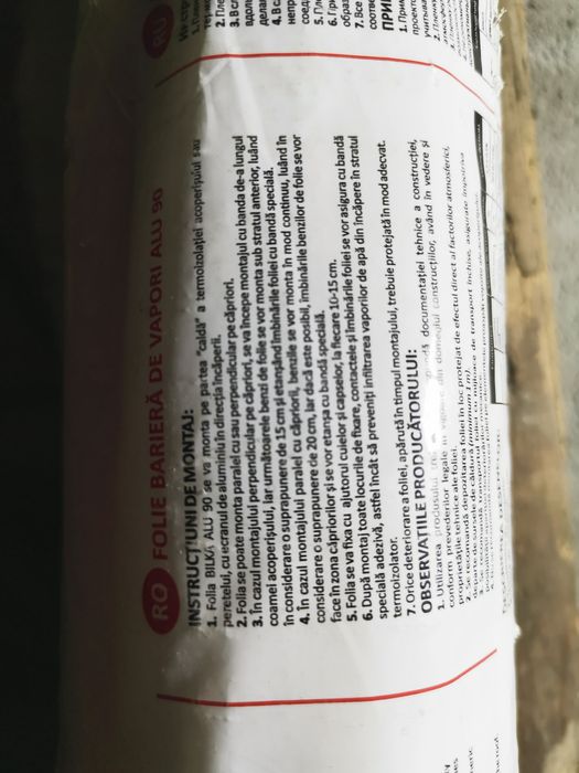 Folie acoperis Bilka si Gunnefol