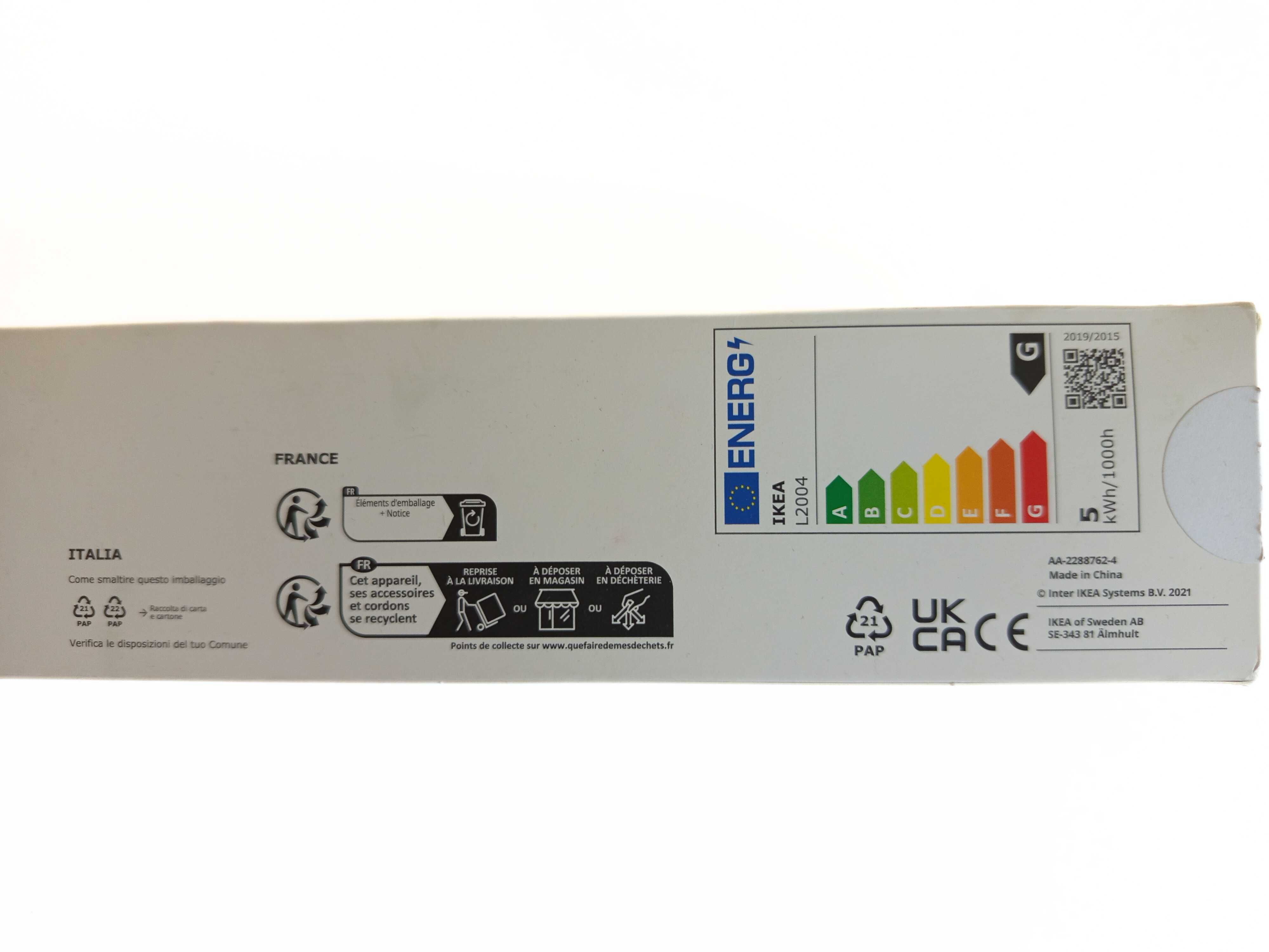 Осветителни ленти ÖVERSIDAN wardrobe strip with built-in LED 96 cm